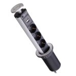 EU Plug 16A PULL UP 3/4/5/6 Power Socket 2 USB Charging Port Kitchen - Image 4