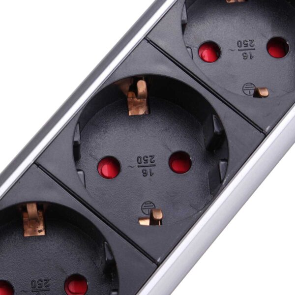 EU Plug 16A PULL UP 3/4/5/6 Power Socket 2 USB Charging Port Kitchen - Image 6