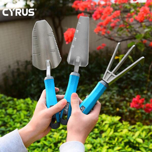 Garden Tools Set Aluminum Alloy Three-Piece Suit Cultivating - Image 3