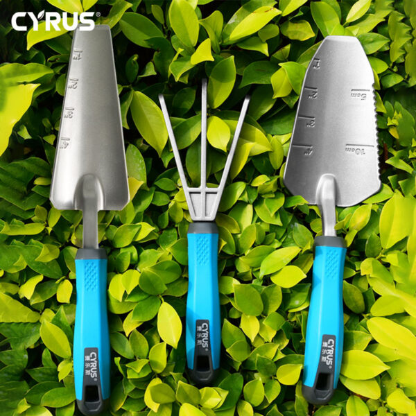 Garden Tools Set Aluminum Alloy Three-Piece Suit Cultivating - Image 1