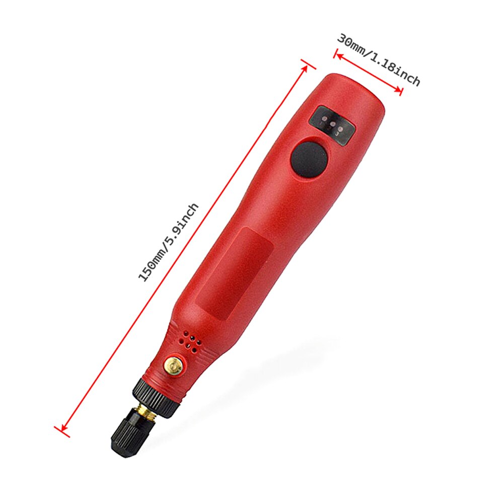 Mini-Wireless-Drill-Electric-Carving-Pen-Variable-Speed-USB-Cordless-Drill-Rotary-Tools-Kit-Engraver-Grinding-5 Mini Wireless Drill Electric Carving Pen Variable Speed USB Cordless - Image 6