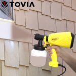 TOVIA 550W Electric Spray Gun 800ML HVLP Paint Sprayer 230V